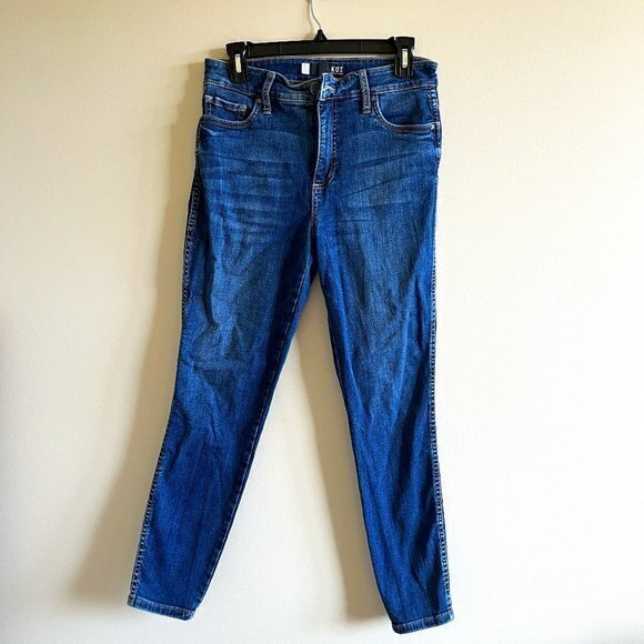 KUT FROM THE KLOTH Donna Fab Ab High Waist Ankle Skinny Jeans Blue Womens Size 6 - Picture 3 of 11